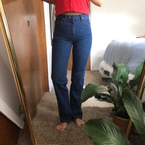 Vintage Wrangler High Waisted Boot Cut/Flare Jeans